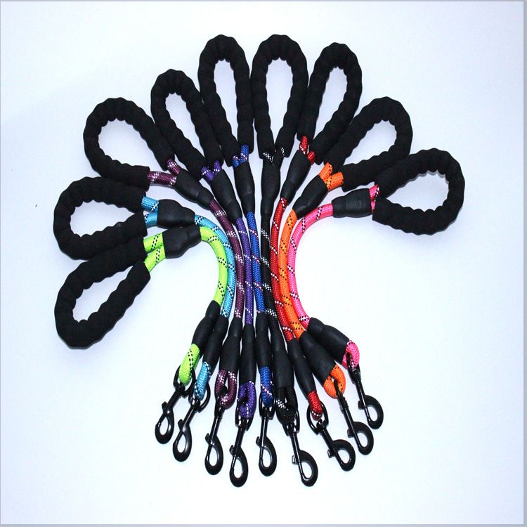 Pet Luminous Elastic Nylon Dog Walking Rope Leash_voghion.com