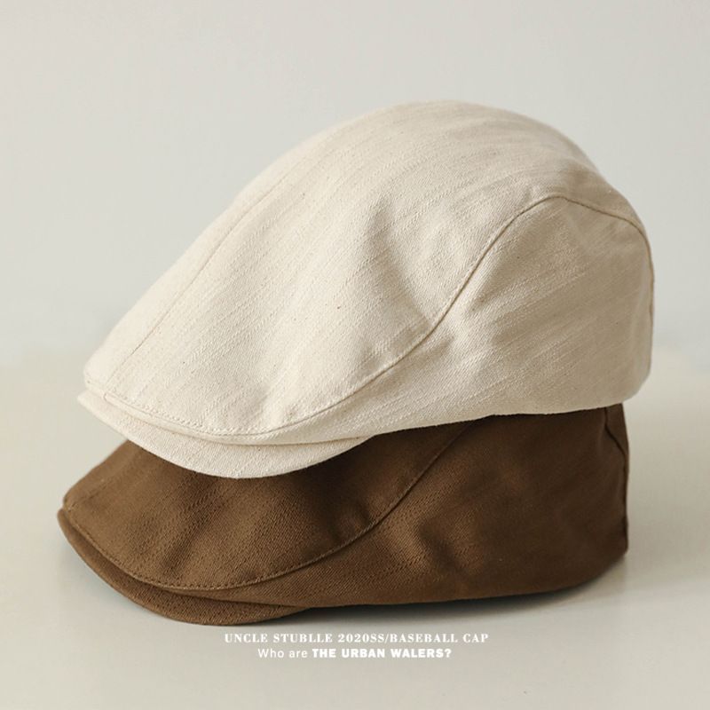 Cappelli da uomo retrò, berretto da pittore a becco d'anatra, stile britannico_voghion.com