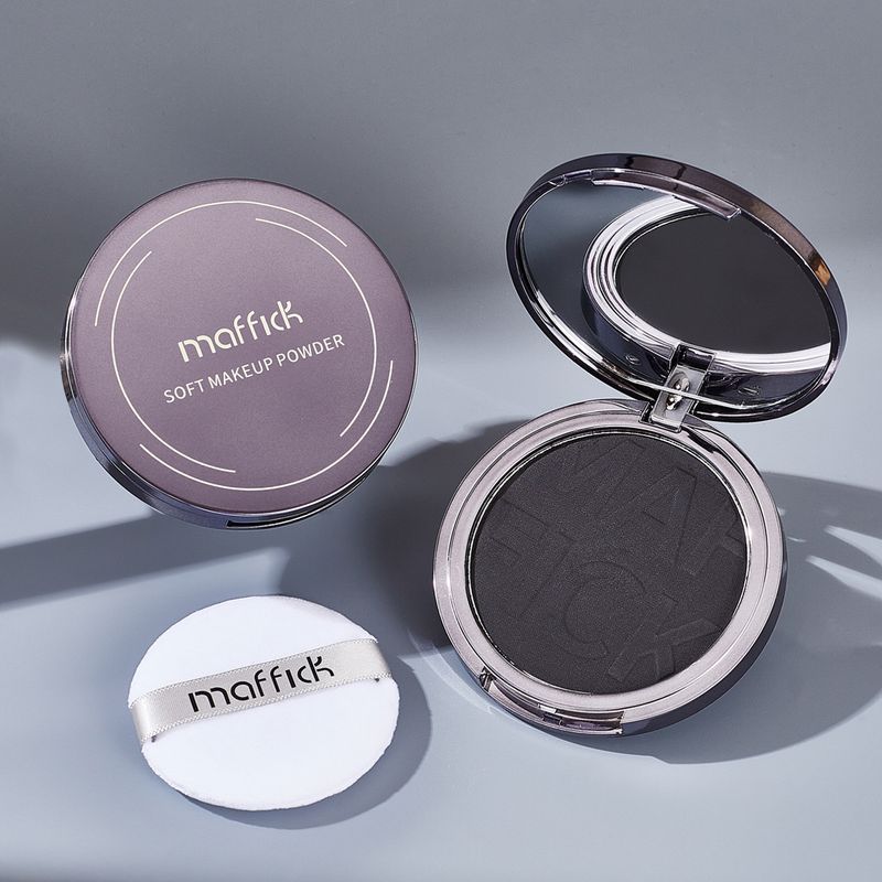 Puder MAFFICK Weiches Make-up-Puder für den Haaransatz, lang anhaltendes Make-up mit doppeltem Zweck, Ölkontrolle und kein Make-up_voghion.com