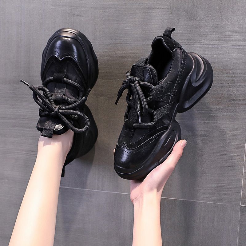 Internal Heightening Dad For Women 2024 Spring And Autumn New Small Man Internet Celebrity Fried Street Matsuke Casual_voghion.com