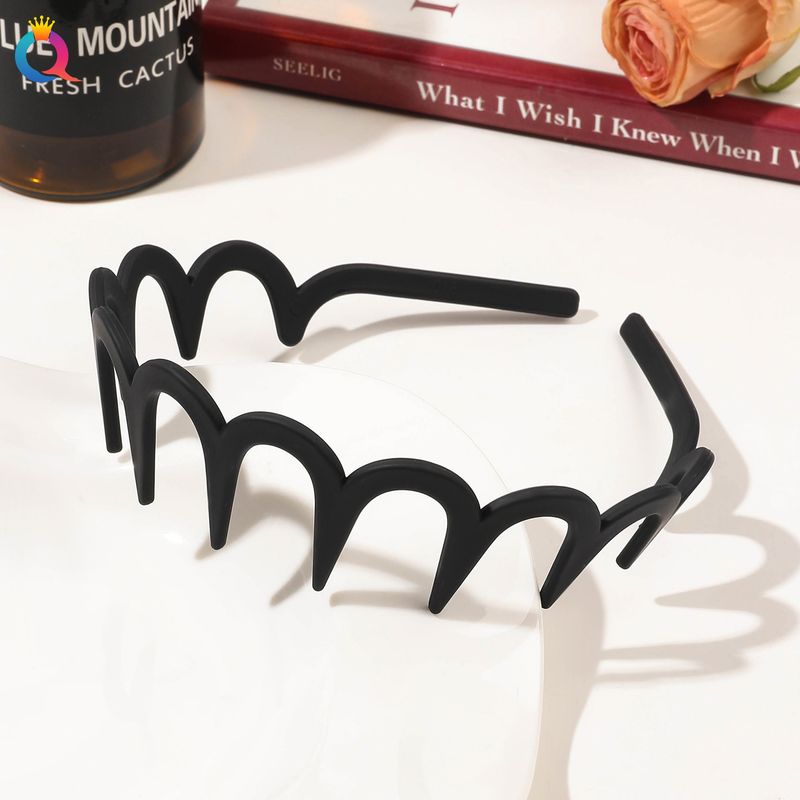 Hot Selling PC Wave Headband Face Washing Headband With Teeth Non Slip Hair Band High End Yiwu Hairpin Hair Accessories Wholesale_voghion.com