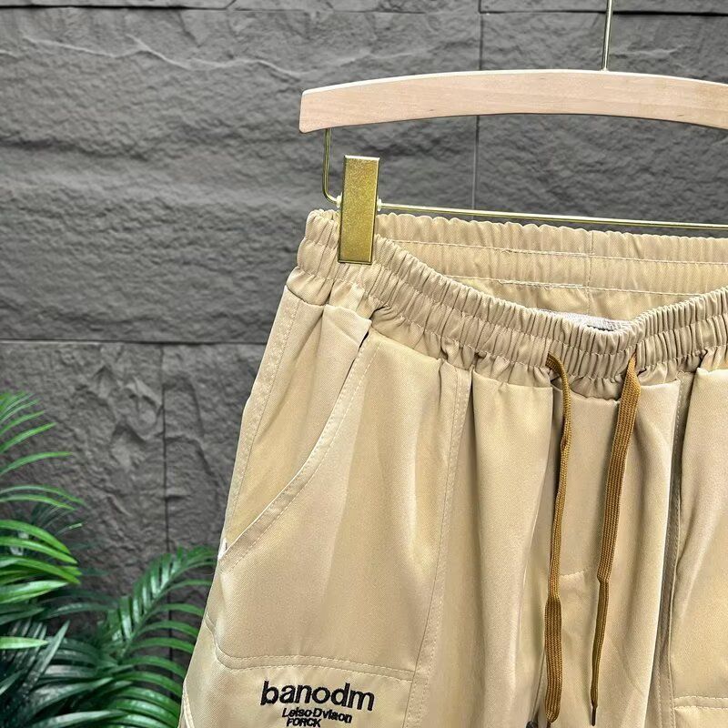 Men's Casual Jogger Shorts - Lightweight Summer Streetwear With Relaxed Fit, Multiple Colors & Extended Sizes (S-5XL)_voghion.com