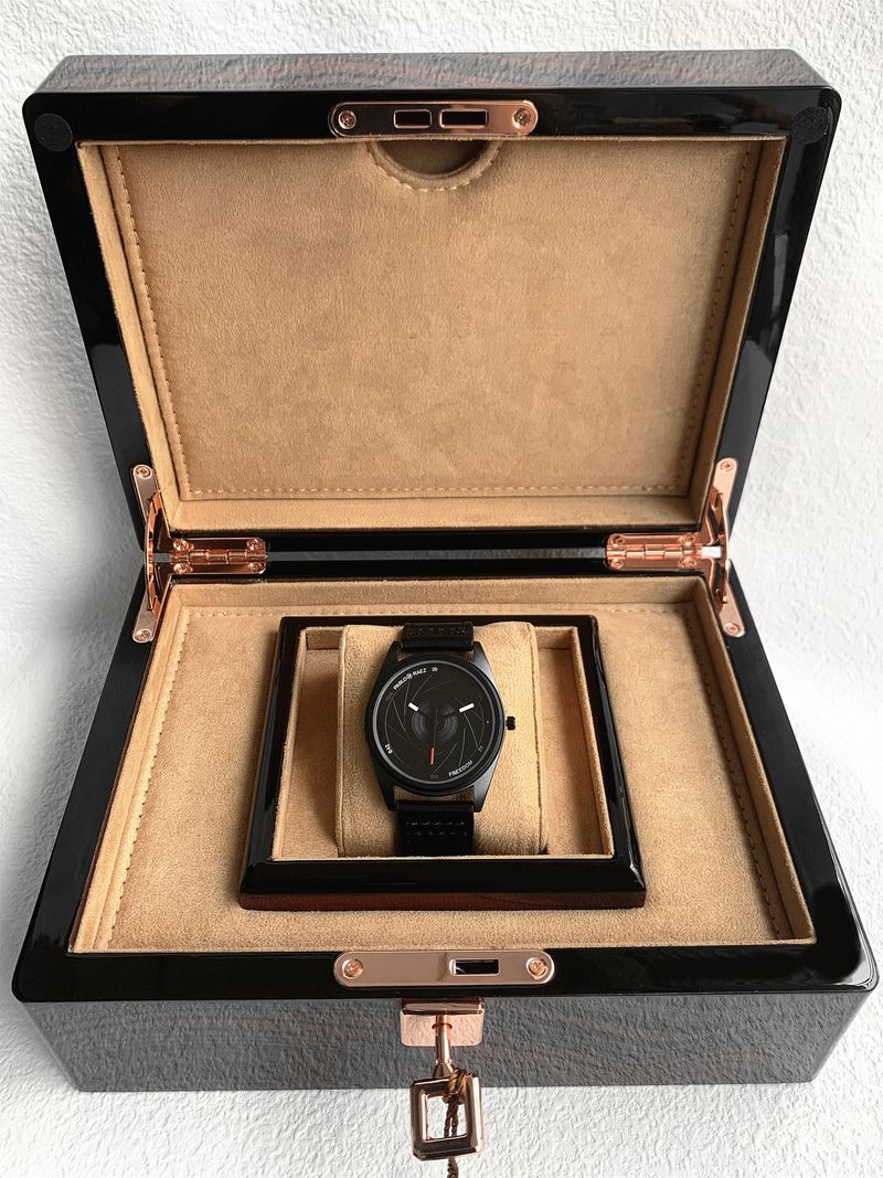 PABLO RAEZ Premium Sense Personality Fashion Herren Trend Mattschwarz Edelstahl On Time Hochwertige Quarzuhr_voghion.com