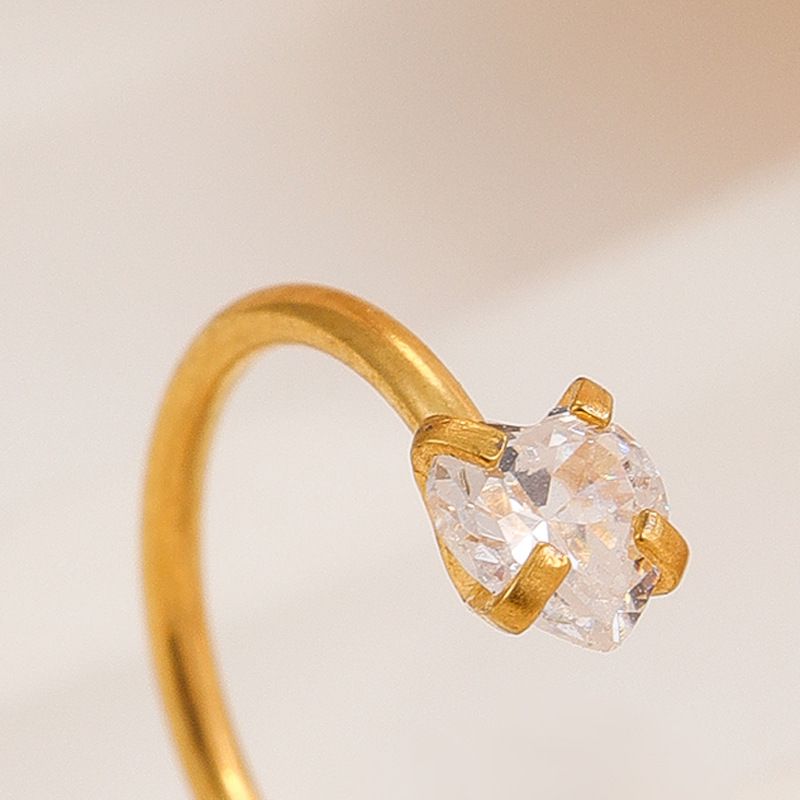 Einfachheit, Luxus, Mode, eingelegte Nieten, personalisierte Stanzungen, Nischen-Liebesdesign, Ringe, vielseitiges Nasen-Accessoire_voghion.com
