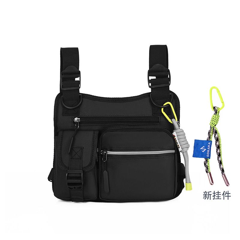 Coole Arbeitskleidung, funktionale Brust, personalisierte trendige Marke, reflektierende, tragbare Weste für Herren im Freien_voghion.com
