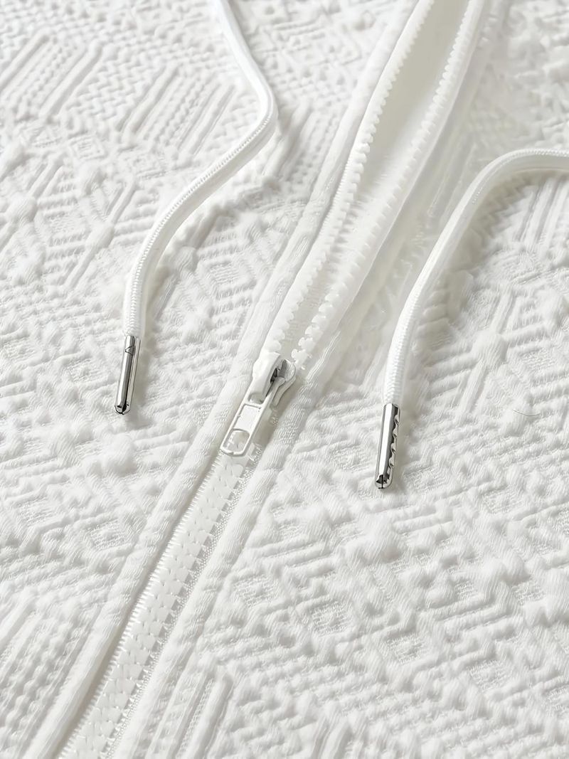 Übergroßer Fleece-Hoodie mit Reißverschluss für Herren – Kängurutasche, Winterwärme, Übergröße (1XL-6XL) – 100 % Polyester, durchgehender Reißverschluss, entspannte Passform_voghion.com