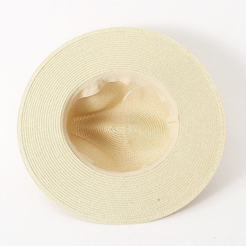 Chapéu de proteção solar estilo panamá masculino estilo coreano para férias na praia com jazz_voghion.com