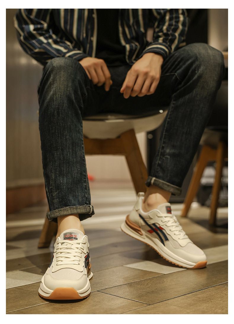 Herrenschuhe Sommer 2024 neue lässige Sport-Reiseschuhe Herren Frühling Retro Mesh atmungsaktive Laufschuhe trendige_voghion.com