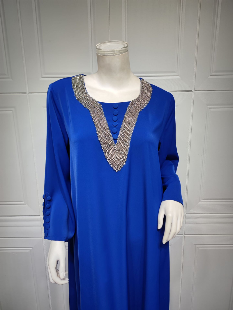 Muslimische Abaya Mit Seilstickerei, Damenrobe, Traditionell, Moderne, Wunderschön, Ramadan_voghion.com