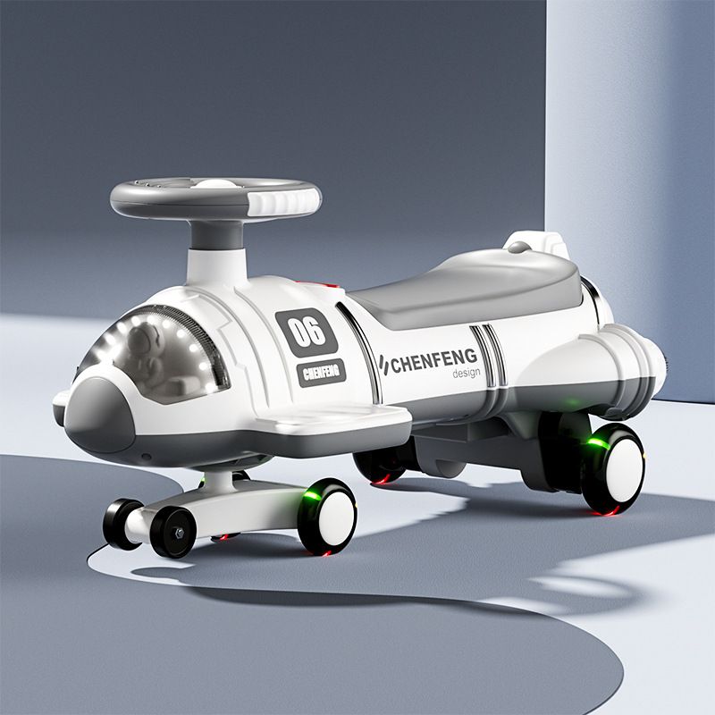 Children's Electric Twist Anti-Tip Universal Wheels Ride-On Adult Rechargeable Boys Girls Baby Scooter Swing Car_voghion.com