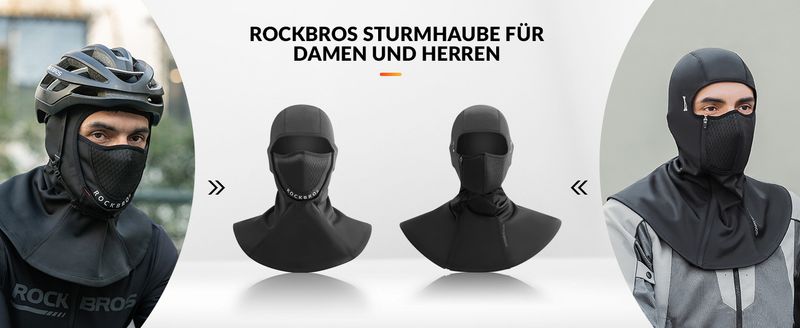 Cagoule d'hiver ROCKBROS cagoule cache-cou foulard coupe-vent thermo chaud_voghion.com