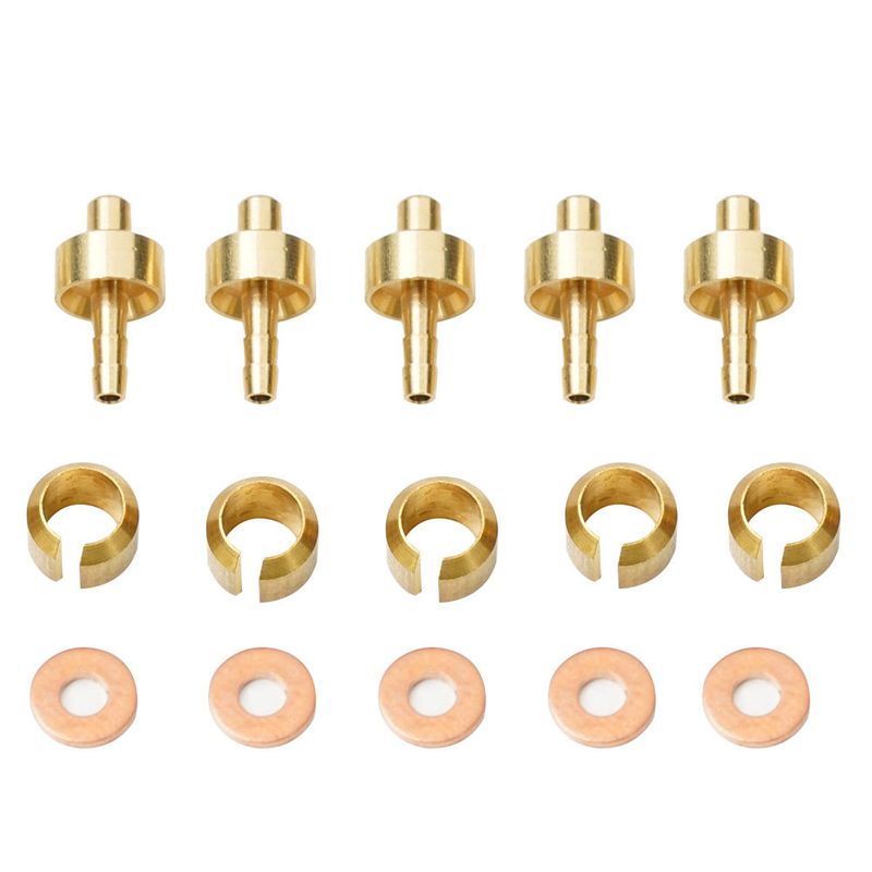 5set Oil-Naald Set Five-e Body Suitable For-HOPE Hose Insert Oil Needle Olive Head Five Thread Bicycle Brake Parts_voghion.com