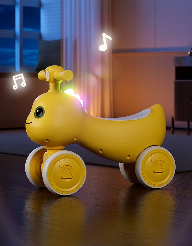 Nailong Laufrad für 1- bis 3-Jährige, vierrädriger Baby-Scooter, Lauflernhilfe für Jungen und Mädchen, Geschenk zum ersten Geburtstag_voghion.com