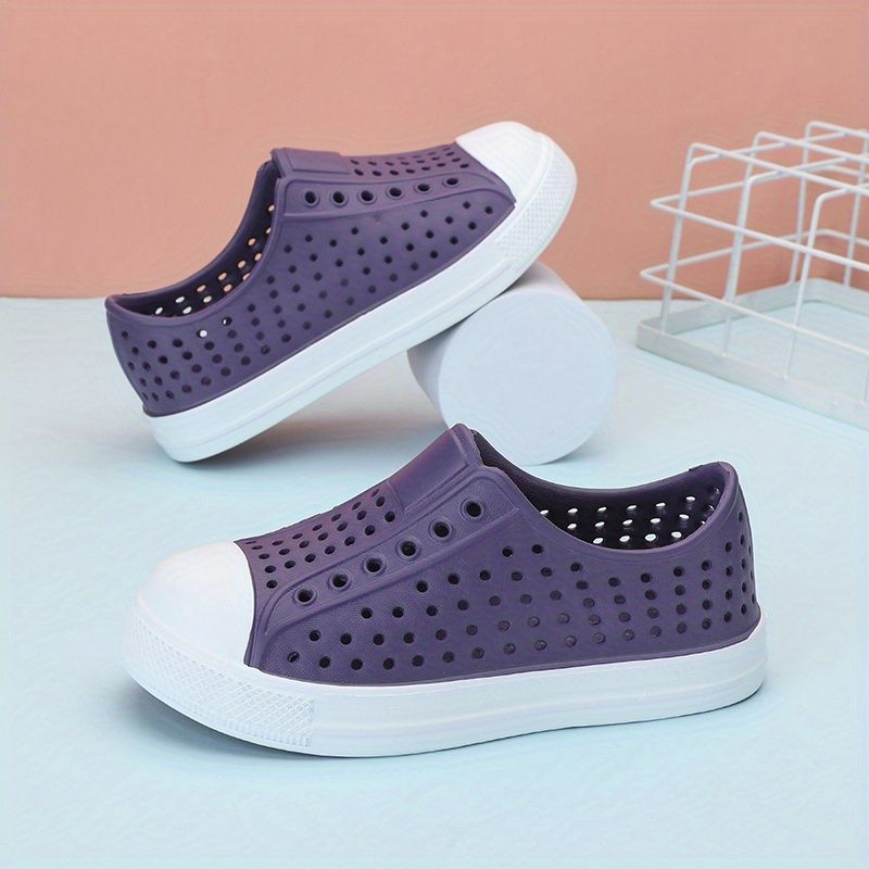 Atmungsaktive Clog-Sneakers für Jungen in verschiedenen Farben zum Wandern im Freien und Spazierengehen am Strand_voghion.com