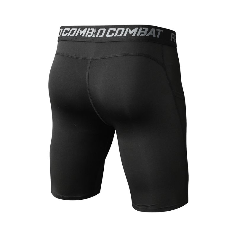New Men's Five-Point Tight-Fitting Colorful Pocket High Elastic Sp Track And Field Running Basketball Compression_voghion.com