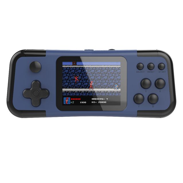 Console di gioco portatile retrò Mini portatile 8-Bit 3.0 pollici LCD a colori Giocatore di gioco 666 giochi integrati Consola_voghion.com