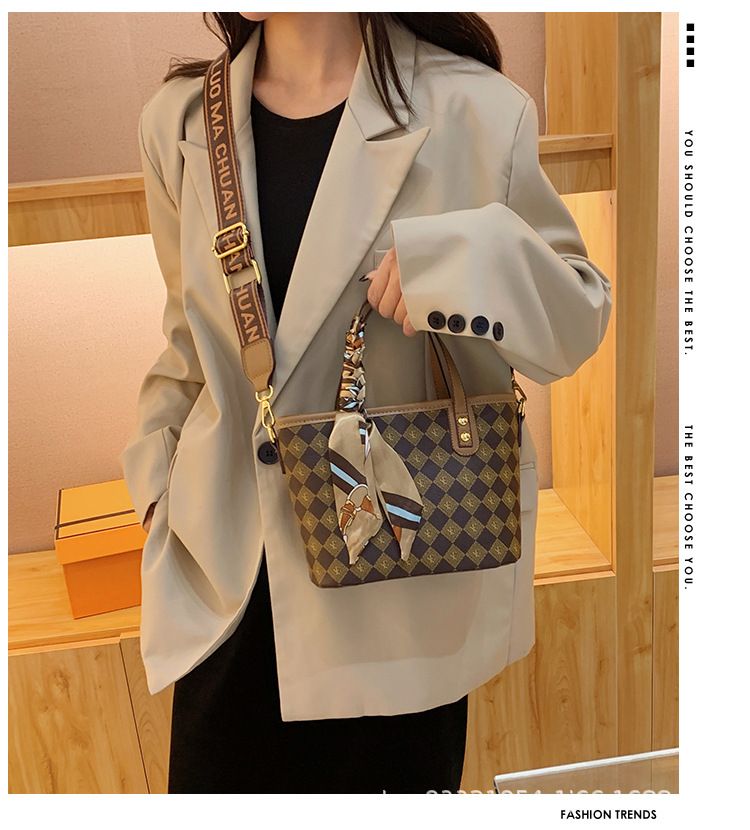 Nova ženska ročna torba čez telo z visokokakovostno in modno majhno dišečo vrečko Feng Shui in veliko košaro za zelenjavo_voghion.com