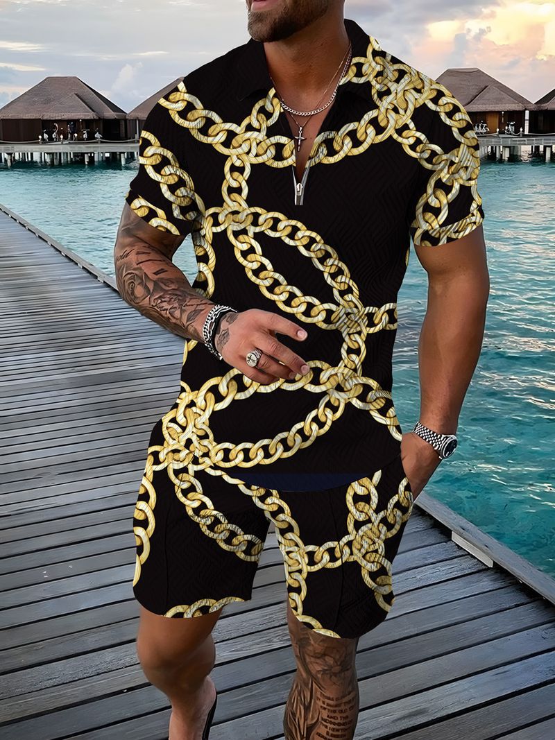 Herren Kurzarmhemd Slim Fit Plaid Color Block Elastic Sommer Freizeithemd High-End-Feeling Persönlichkeit_voghion.com