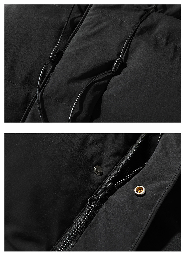 Herenkleding gewatteerde jas Gewatteerde gewatteerde jas maat casual jas met capuchon_voghion.com