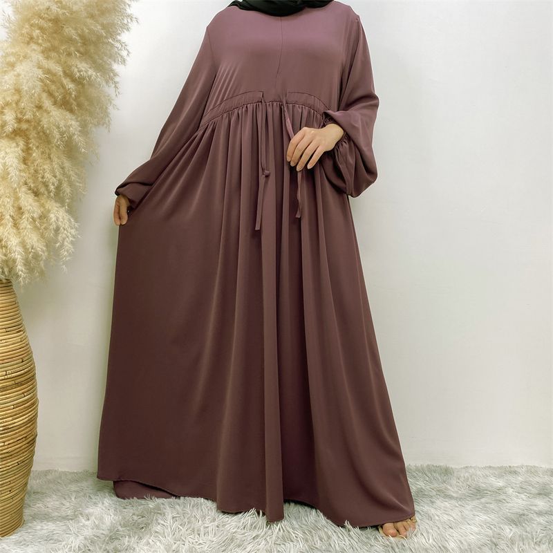 Abaya preta solta para mulheres, quimono muçulmano, dubai, com zíper frontal, vestido longo marroquino, jalabiyat, árabe, eid, kaftan feminino_voghion.com