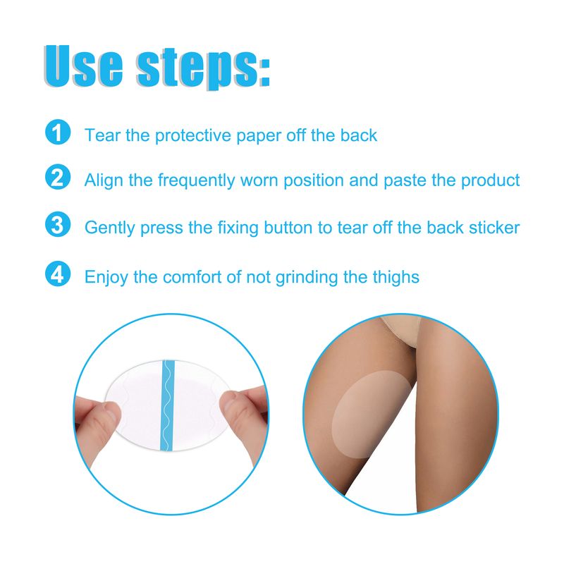 EELHOE Thigh Anti-Wear Pads, Anti-Friction Invisible Thigh High Elastic Leg Protector Knee Calf Casual Pads_voghion.com