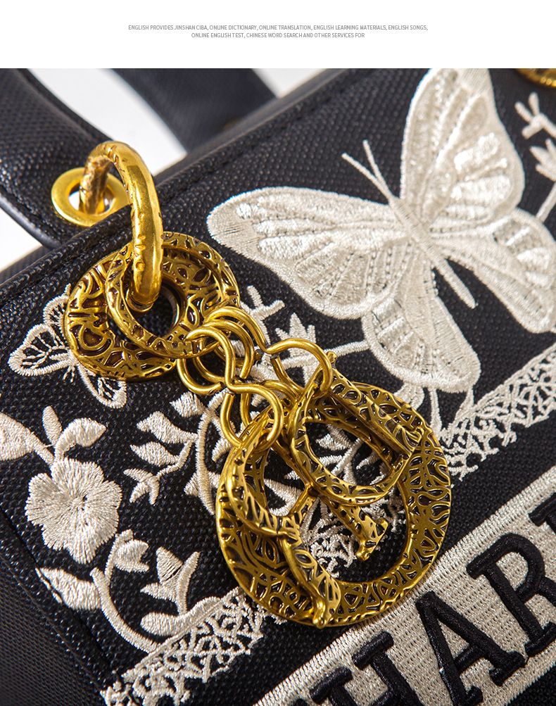 Geschenk Freundin Diana, Schultergeschenktasche für Qixi, Damentasche, 2024 Stickereihandtasche, tägliches Pendeln_voghion.com