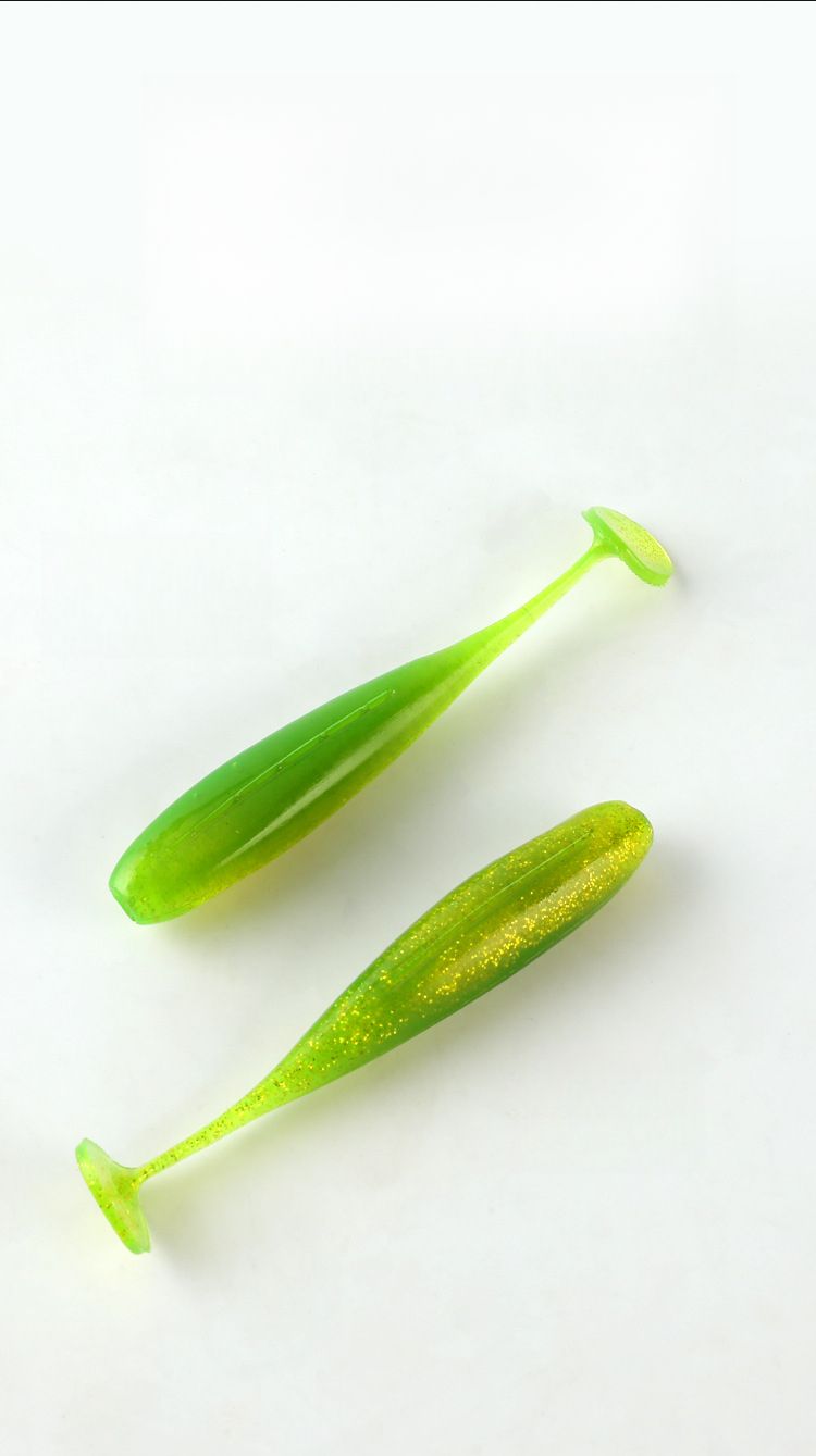 BEARKING Bass Fisherman Fishy Smell Fish Lure Saltwater T-tail Soft Worm Lead Head Hook Bait_voghion.com