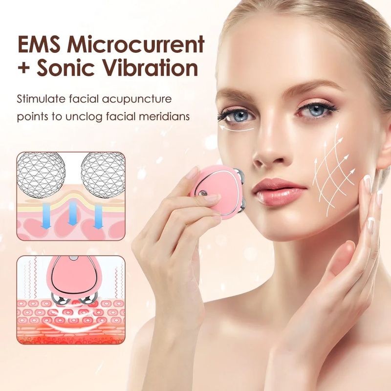 3D Mikros do Schönheit Haut elektrische Gesichts Massage gerät 3 Gänge zu Hause Mini-Mikros do gerät für Anti-Aging und Falten reduzier_voghion.com