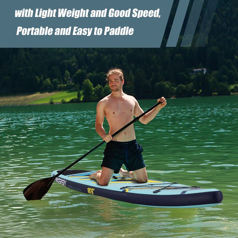 inflatable paddle board 10'6 including sup paddle, paddleboard backpack, pump, leash_voghion.com