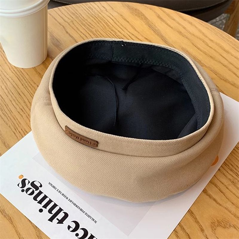 Neuheiten Herbst Winter Neue süße kühle leichte Wollmützen Mode Britischer Künstlerstil Retro Vielseitige Baskenmützen für Frauen_voghion.com