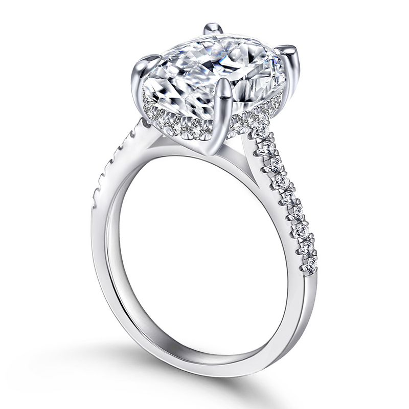 Damenschmuck 925 Sterling Silber 5,5 Karat Diamantring Eiförmig 5A Eisblume Prinzessschliff Zirkon Ring High End Leichter Luxus_voghion.com