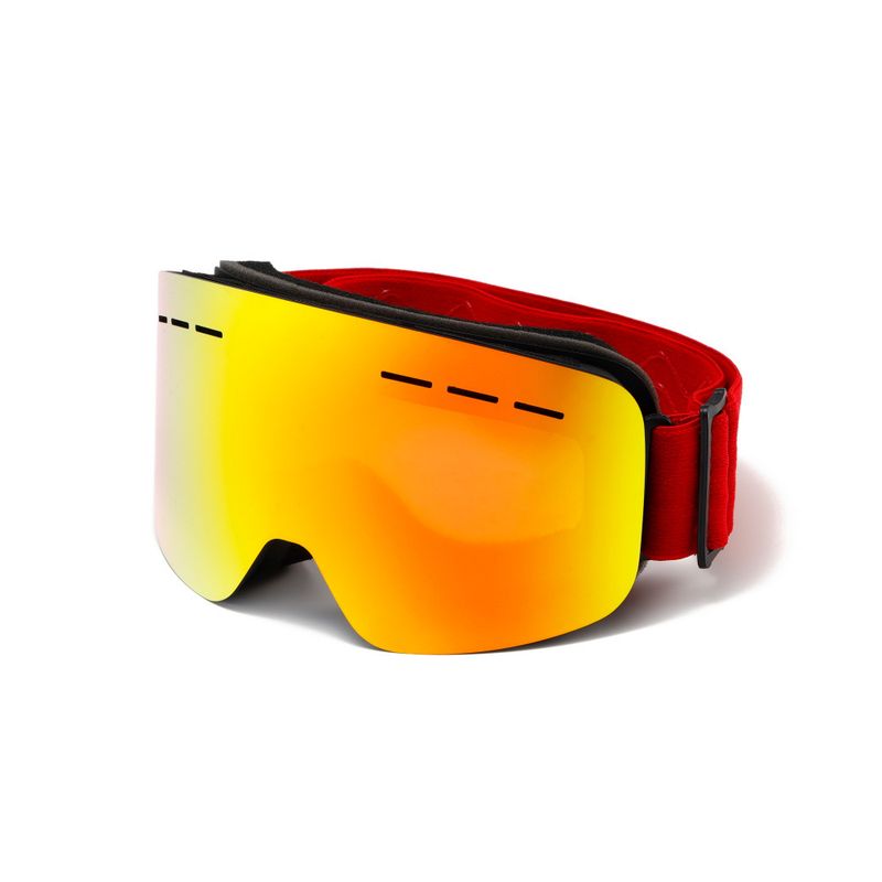 Double Layer Polarized Anti-Fog Cylindrical Ski Set Outdoor Mountaineering UV Protection Windproof Snow Goggles 3051_voghion.com