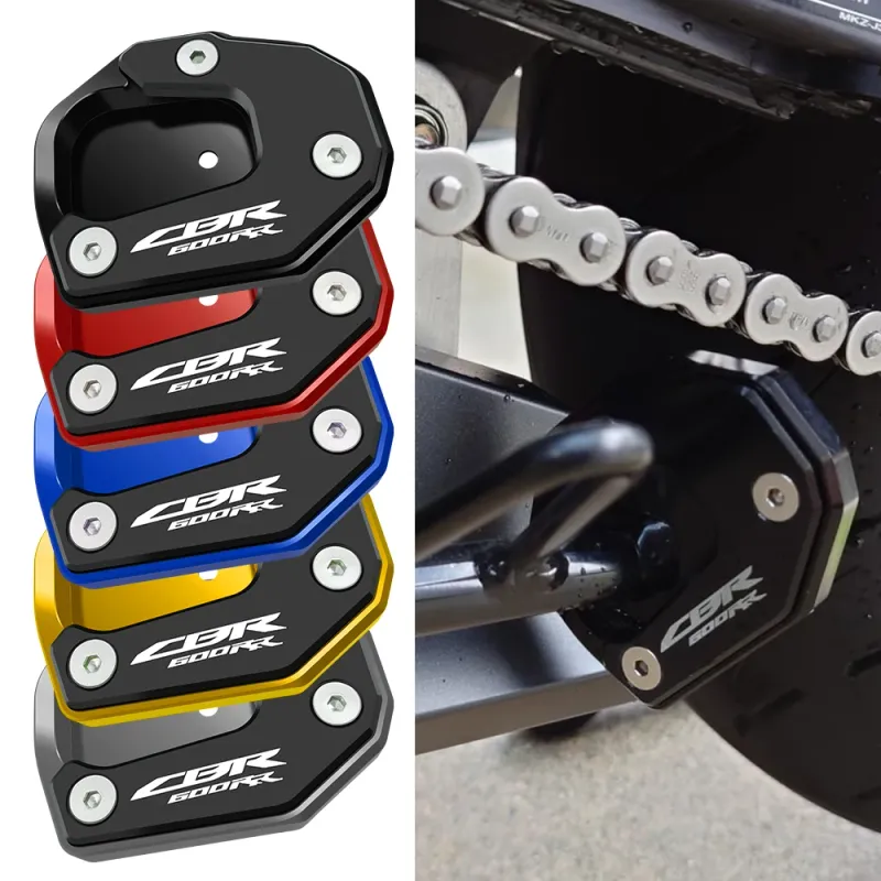 Pro motocykl CNC Kickstand Boční stojan Prodlužovací podložka zvětšovací nosná deska cbr600rr cbr600 rr PRO CBR600RR_voghion.com