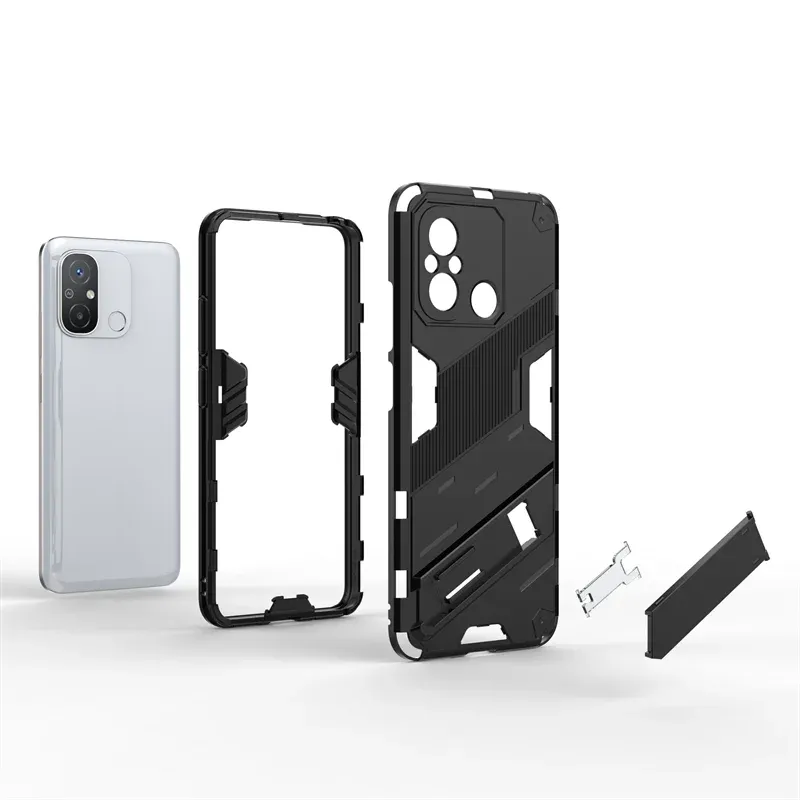 Case For Xiaomi Redmi 12 11A 12C 10 Prime 10C 10A 9T 9C 9 Power K60 K50 K40 K30 Pro Magnetic Holder Stand Shockproof Armor Cover_voghion.com