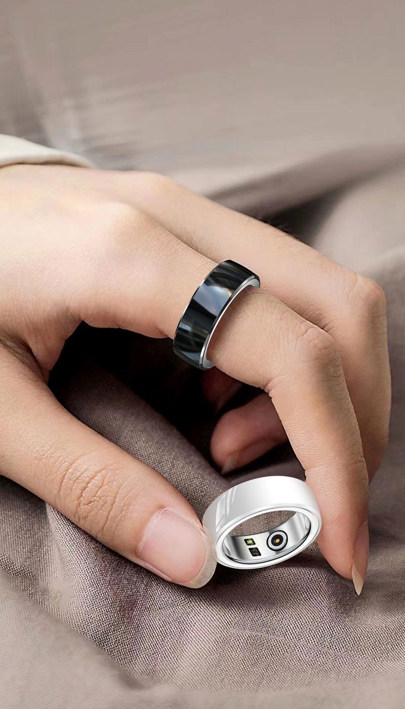 Cross Border New Smart Ring Heart Rate Blood Oxygen Health Sleep Monitoring Sports Multi Function Waterproof Jewelry Delivery_voghion.com