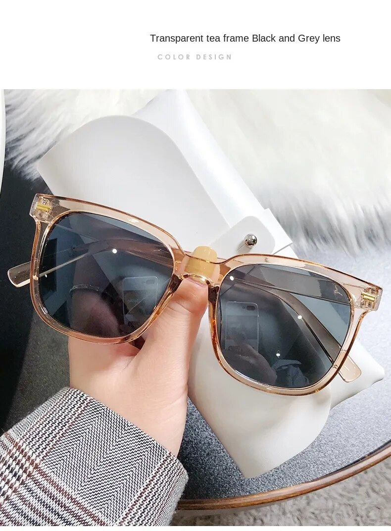 Quadratische Sonnenbrille für den Sommer, modisch, im trendigen Stil, Vintage-Sonnenbrille, Schutzbrille mit UV400-Schutz, Streetwear_voghion.com