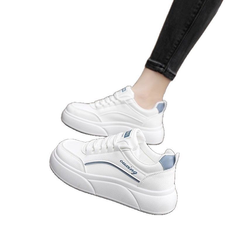 Scarpe da ginnastica casual da donna, con fondo spesso e rete traspirante, per studenti coreani_voghion.com