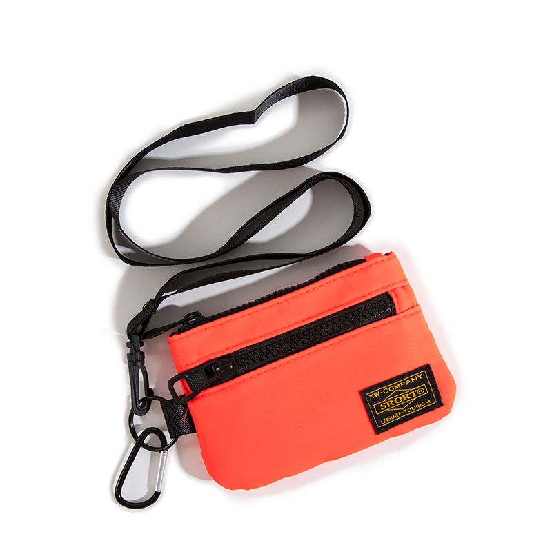 Borsa a tracolla unisex piccola, alla moda, casual, versatile, in tessuto Oxford, stile da lavoro, portamonete, semplice, portachiavi, borsa per carte_voghion.com