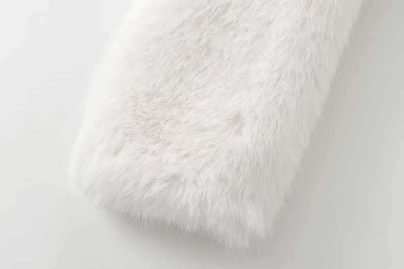 Cappotto in pelliccia sintetica di lusso per donna - Giacca invernale calda e alla moda oversize con collo a scialle, capospalla in peluche morbido ed ecologico_voghion.com