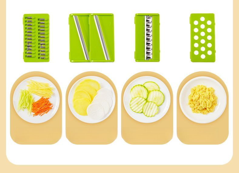 Utensile per tagliare a cubetti, multifunzionale per frutta, cipolle, grattugia per patate, affettatrice per carote, taglia insalata, taglia verdure_voghion.com