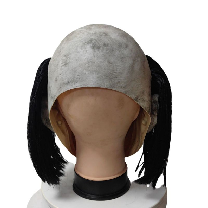 Party Masks Horror Black Braid Clown Headgear Halloween Fangs Clown Mask Dance Party Festival Performance Mask_voghion.com