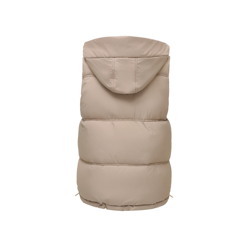Nuovo gilet in cotone autunno e inverno da donna, gilet corto con cappuccio, gilet Joker_voghion.com