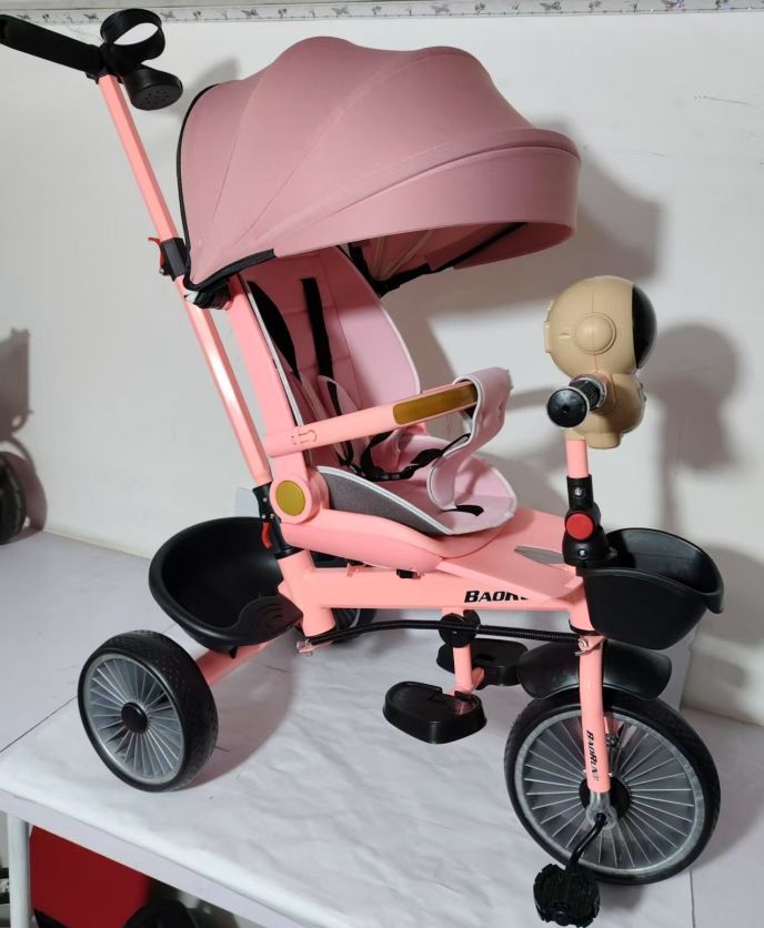 New S Curve Tricycle Children's Stroller Baby Infant Tricycle Lightweight Child Stroller Factory Direct Supply_voghion.com