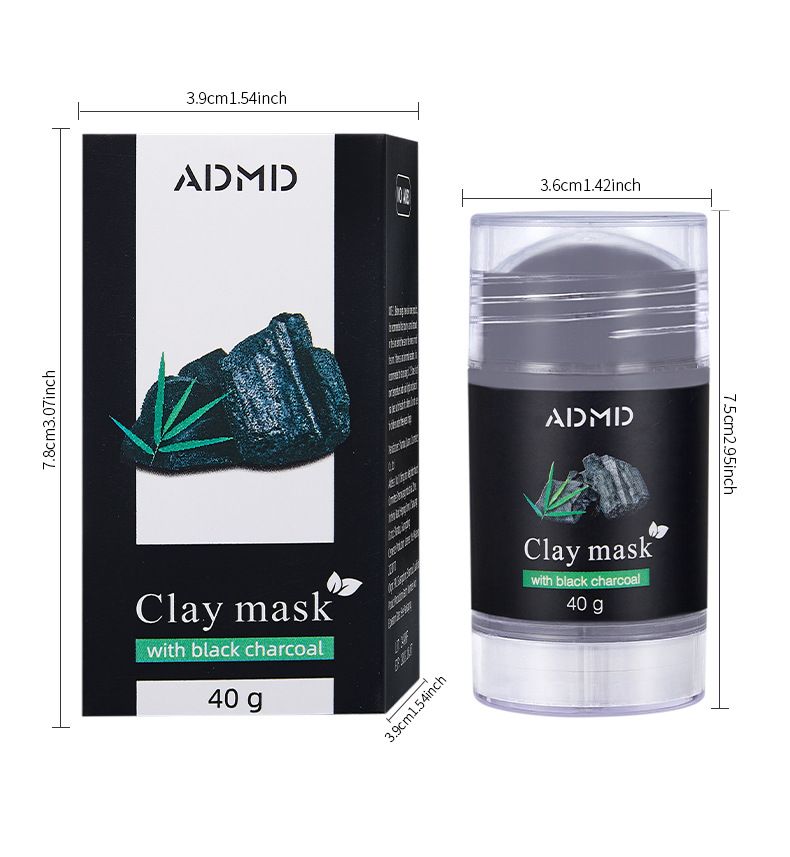 Trattamenti e maschere Maschera di fango al carbone di bambù ADMD speciale Stick detergente profondo che restringe i pori e rimuove i punti neri Maschera di fango_voghion.com