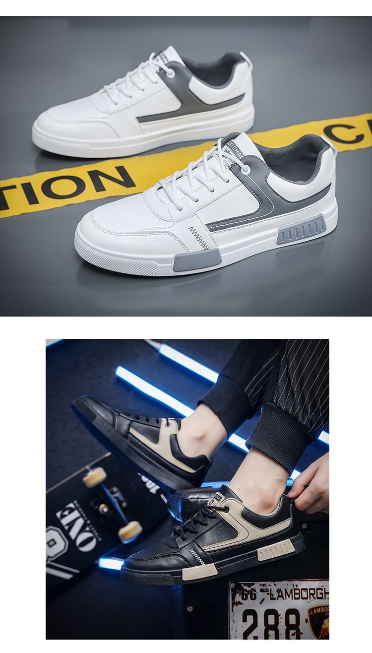 Frühling Neue Atmungsaktive Weiße Für Männliche Studenten Trendy Vielseitige Canvas Schuhe Herren Flache Casual Sneakers_voghion.com