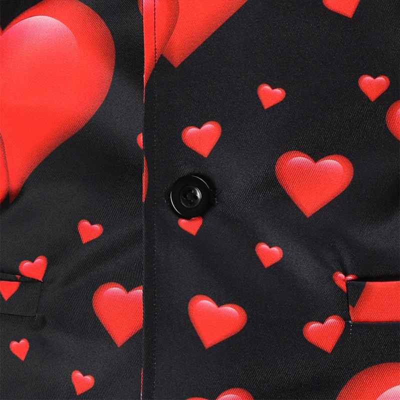 Herrenbekleidung, Valentinstag, lässig, 3D-gedruckt, Anzug, Weste, Anzug, 3-teiliges Set_voghion.com