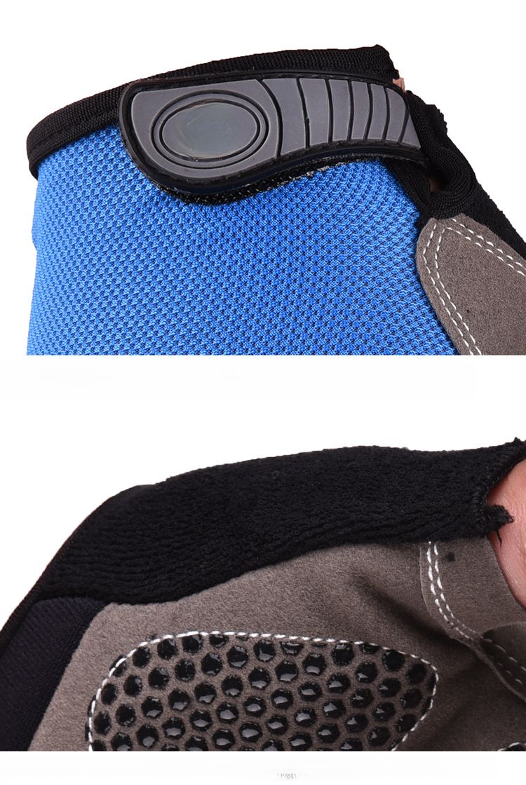 Cycling Half Finger M Spring Summer Non-Slip Fishing Outdoor Mesh Thin Breathable Fingerless Fitness Sports Gloves_voghion.com