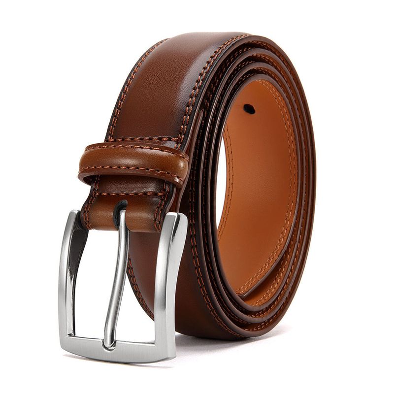 Wenzhou Men Genuine Leather Casual Pin Buckle Men's Simple Versatile Cowhide Belt_voghion.com