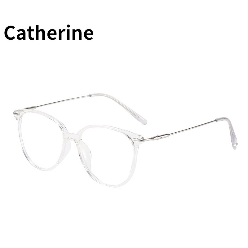 Blue Light Blocking Full Round Non-Prescription Radiation Protection Unisex Fashion Frame Glasses Spring_voghion.com