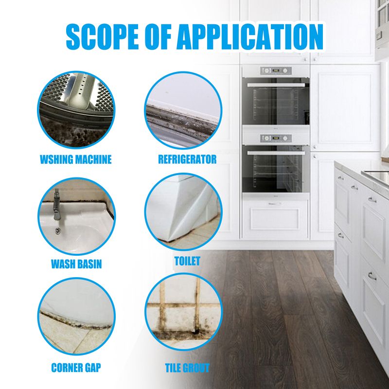 Jakehoe Multi-Surface Cleaning Effervescent Tablets, Cooktop Tile Bathroom Kitchen Mildew Stains Clean And Clean_voghion.com